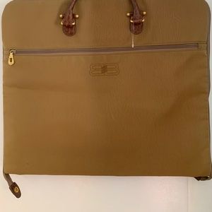 Authentic Vintage Balenciaga Garment Bag Alligator and Gold Trim